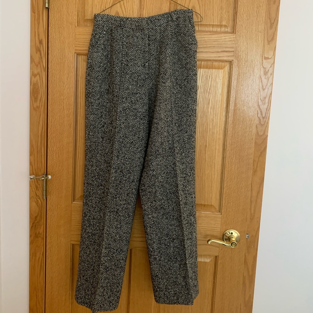 Textured dress pants